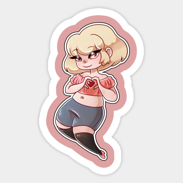 Vampirism | Cute Marion Sticker by Bad Witch